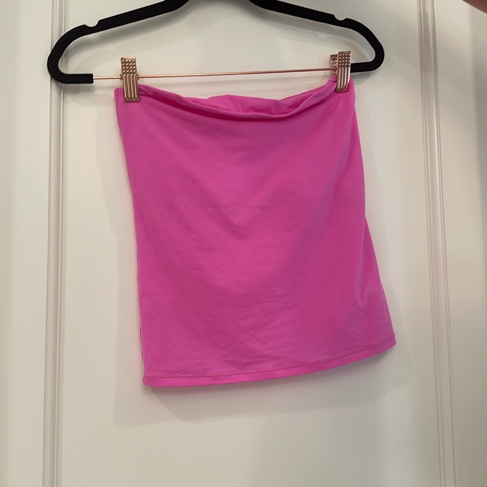 skims pink tube top